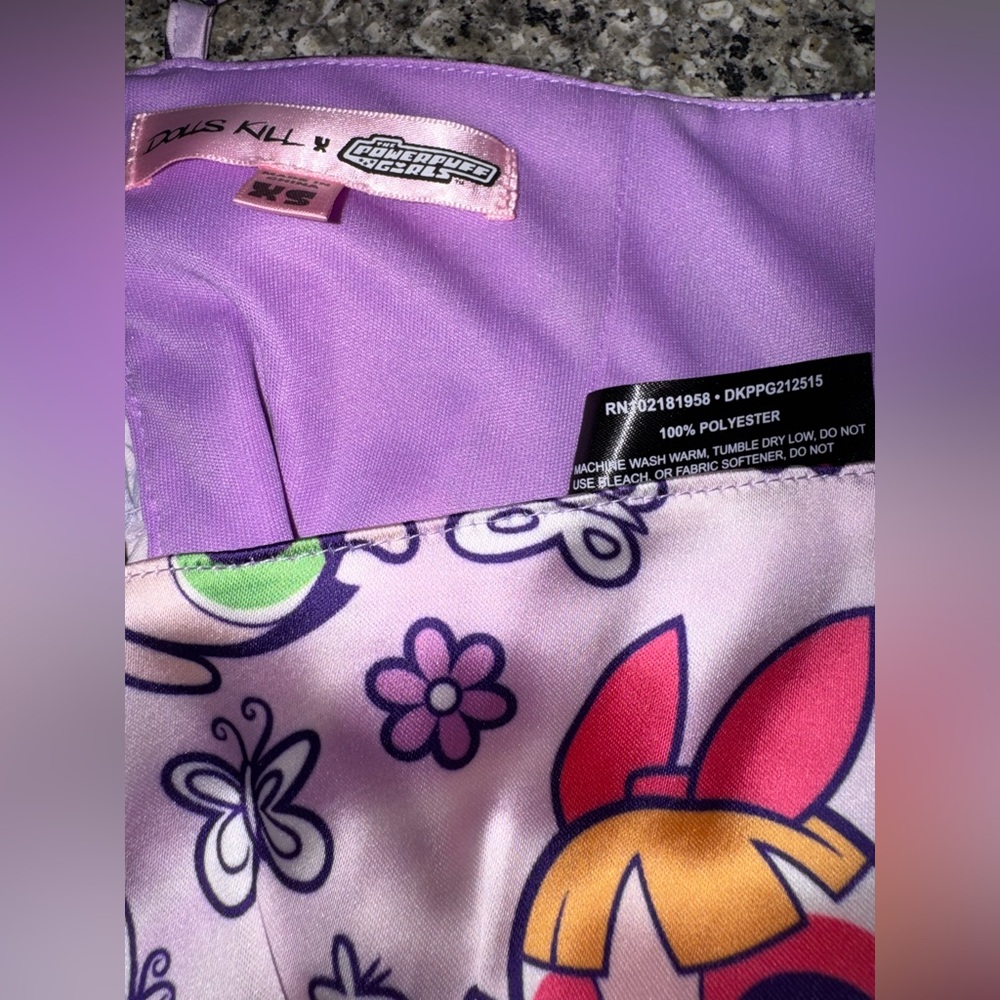 Dolls Kill x The Powerpuff Girls Collection Satin Top size XS - Picture 9 of 9